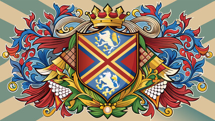 heraldry-side-patterns-with-white-background