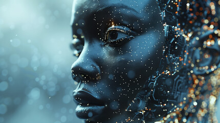 Image being generated by an AI