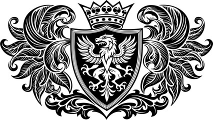 heraldry-side-patterns-with-white-background