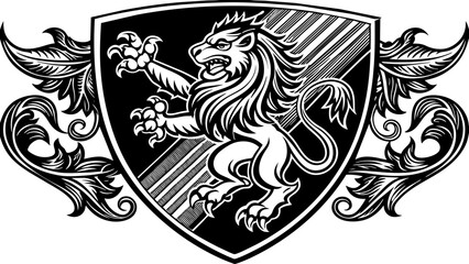 heraldry-side-patterns-with-white-background