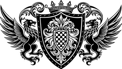 heraldry-side-patterns-with-white-background
