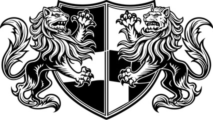 heraldry-side-patterns-with-white-background