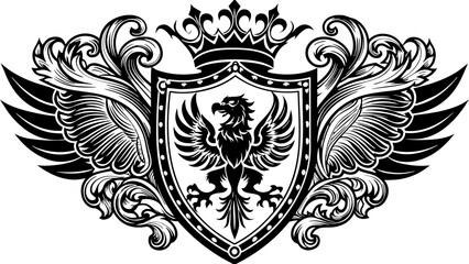 heraldry-side-patterns-with-white-background