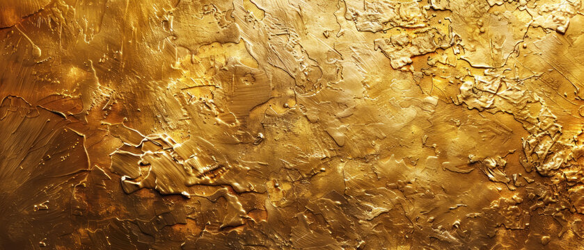 Textured Gold - An abstract golden canvas, rich with textured layers that whisper tales of antiquity and opulence.