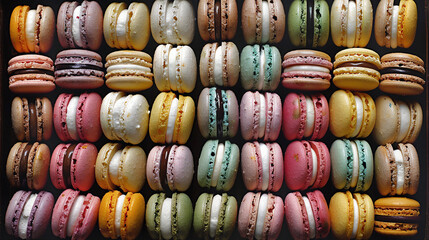 Colorful Macaron Grid