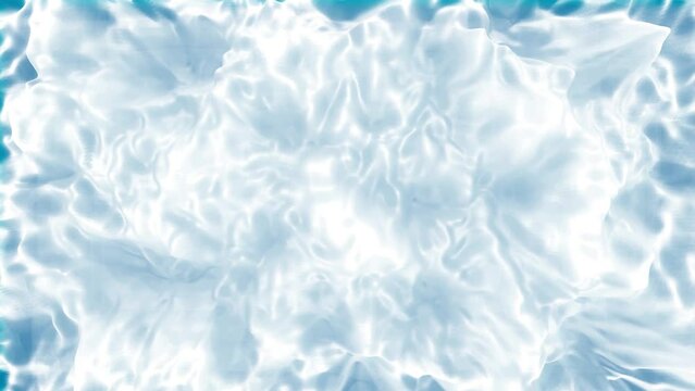 Loop animation as Abstract clouds effect background with numbs and bubbles as backdrop animation as Crystalline water surface shimmering under sunlight.