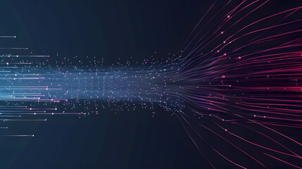 wallpaper of technology for sending and exchanging information or flow of data transmission, global network connection