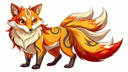 a fox vector illustration