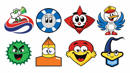 abstract-logos-collection vector illustration 