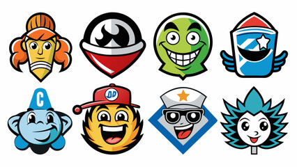 abstract-logos-collection vector illustration 