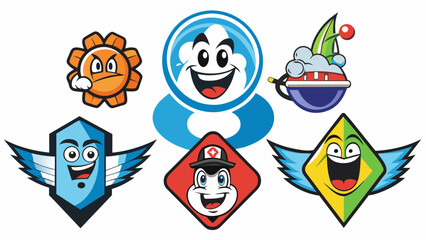 abstract-logos-collection vector illustration 