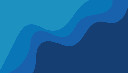 Sea waves layer vector background illustration. Sea beach vector illustration.
