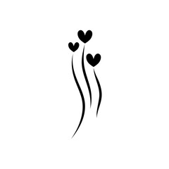 heart steam illustration