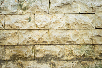 close up of stone wall texture