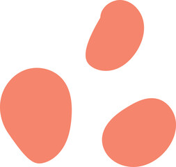 Flower leaves summer card elements spring illustration