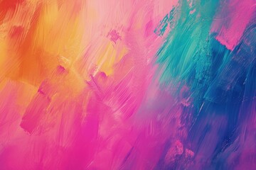 Abstract colorful oil painting on canvas texture. oil painting background. multicolored art painting texture. colorful abstract background.