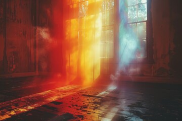 Overlay Create Vintage Mood, Trendy and Nostalgic Atmosphere for Your Photos with the Dusty Film Rainbow Light Leaks, Film Burn.