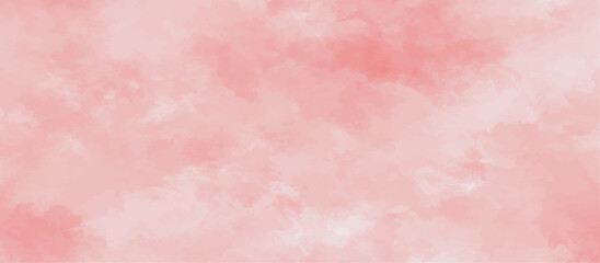 Abstract pink watercolor background .hand painted vector illustration .gradient pink texture background .Soft pink grunge background frame.	