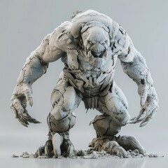 Fototapeta premium monster character scary mystical.