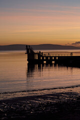 Obraz premium Diving Board Galway, Salthill, Irland, Ireland, 2016, 2017, Europe 