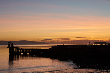 Obraz premium Diving Board Galway, Salthill, Irland, Ireland, 2016, 2017, Europe 