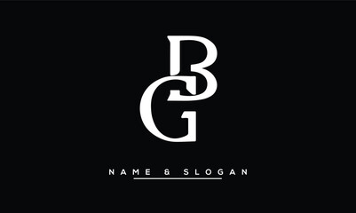 BG, GB, B, G  Abstract Letters Logo Monogram