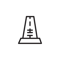 Traffic Cone Work Line Icon