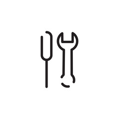 Tools Work Builder Line Icon