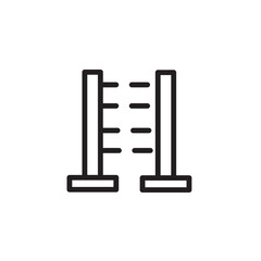 Stair Work Tools Line Icon
