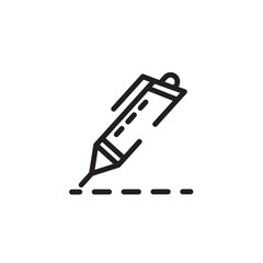Draw Edit Pen Line Icon
