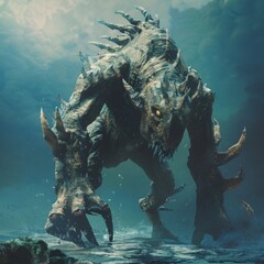 Fototapeta premium monster character scary mystical.