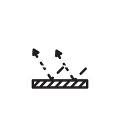 Anti Fabric Uv Line Icon