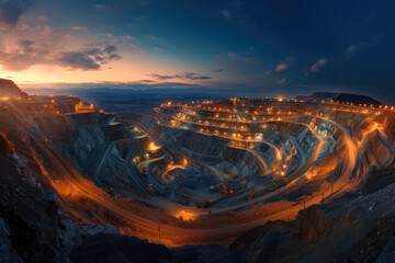 Vast Industrial Landscapes: Open-Pit Mining Perspective
