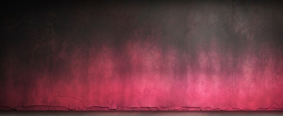 _Dark pink to black gradient grunge rough vintage flat texture surface background from Generative AI