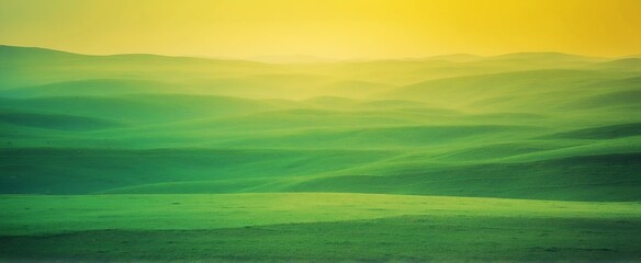 Obraz premium _Green to yellow gradient grunge rough vintage flat texture surface background from Generative AI