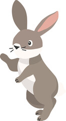 Cute rabbits, wild animals and pets, Easter