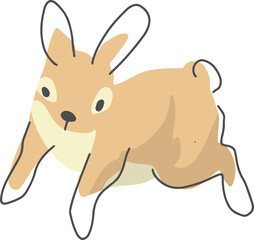 Cute rabbits, wild animals and pets, Easter