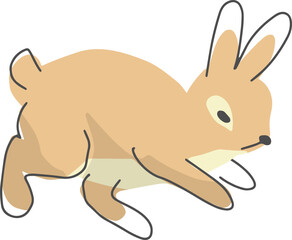Cute rabbits, wild animals and pets, Easter