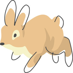 Cute rabbits, wild animals and pets, Easter