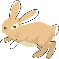 Cute rabbits, wild animals and pets, Easter