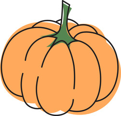 Cartoon Pumpkin Illustration