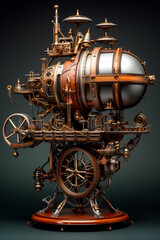 Fototapeta premium The World of Kinetic Creations: Wonders of Mechanical Prowess