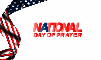 Deurstickers National day of prayer in United States. Suitable for Poster, Banners, background and greeting card. © mang eddie 46