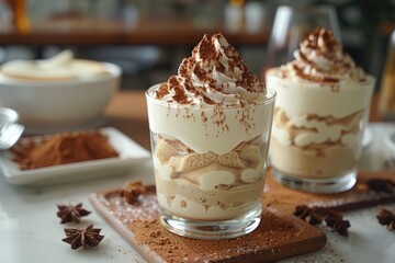 tiramisu cakes professional advertising food photography