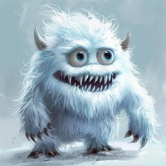 Obraz premium monster character scary mystical.