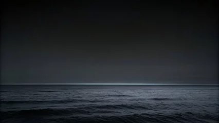 Foto op Canvas Dark Oceanic Horizon: a tranquil seascape  © Uncle-Ice