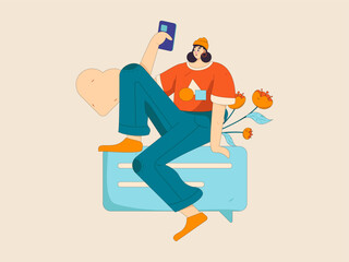 3.12 International Women's Day professional women flat character vector concept operation hand drawn illustration
