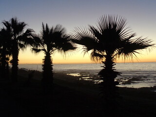 sunset in Cape Town