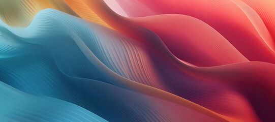 Fototapeta premium colorful wave pattern, gradation 161