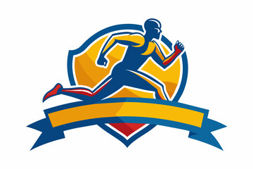 sports runner  logo without text 